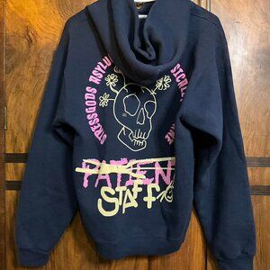 Stress Gods Asylum Navy Hoodie